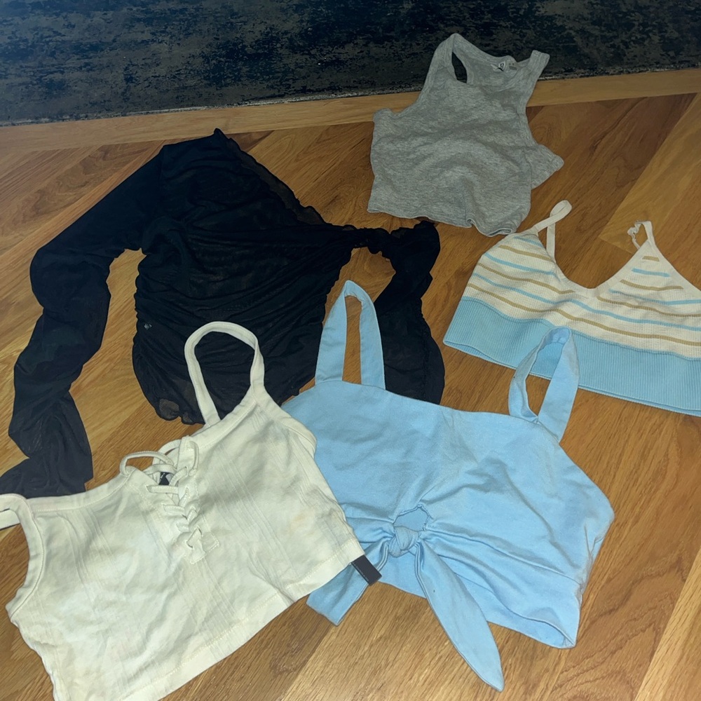 crop top bundle (6 crop tops)